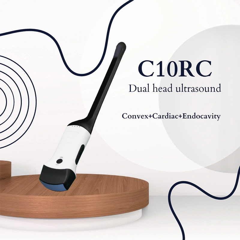 Konted C10RC Dual head Ultrasound Convex + Endocavity +Cardiac  probes