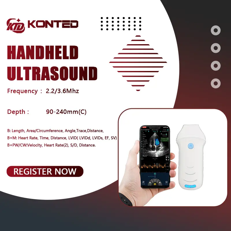 Feature of USB&Wifi Cardiac CW Ultrasound Probe