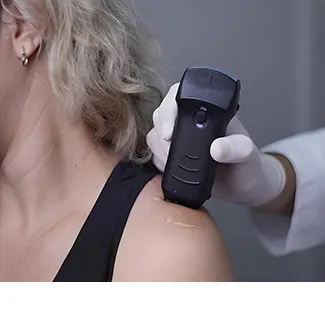 Wireless Ultrasound Probe Used in MSK