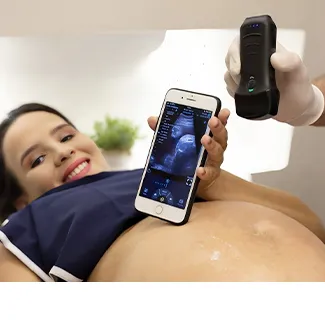 Wireless Ultrasound Probe Used in OB&GYN
